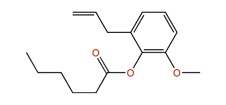 2-Allyl-6-methoxyphenyl hexanoate